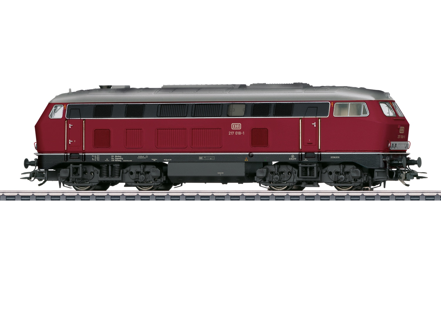 Diesellokomotive MÄRKLIN "Baureihe 217 - 39274", rot, Modelleisenbahn-Fahrzeuge, Kinder, Kunststoff, Metall, mit Sound und Bgeleuchtung; Made in Europe