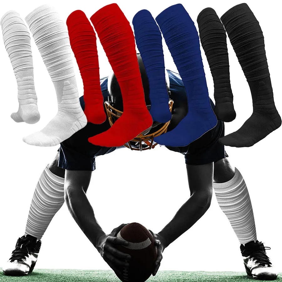Sportsocken für Herren und Damen, über dem Knie, hohe Röhrensocken, Rugby, Fußball, Basketball, Baseball, Radfahren, Laufen, Wandern, Ski, Skateboard, Socke Image
