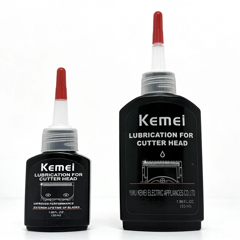Kemei 55/30 ml professionelles Schmieröl für Haarschneidemaschinen, Klingenschmiermittel, reduziert Geräusche, verhindert Rost, verlängert die Lebensdauer Image