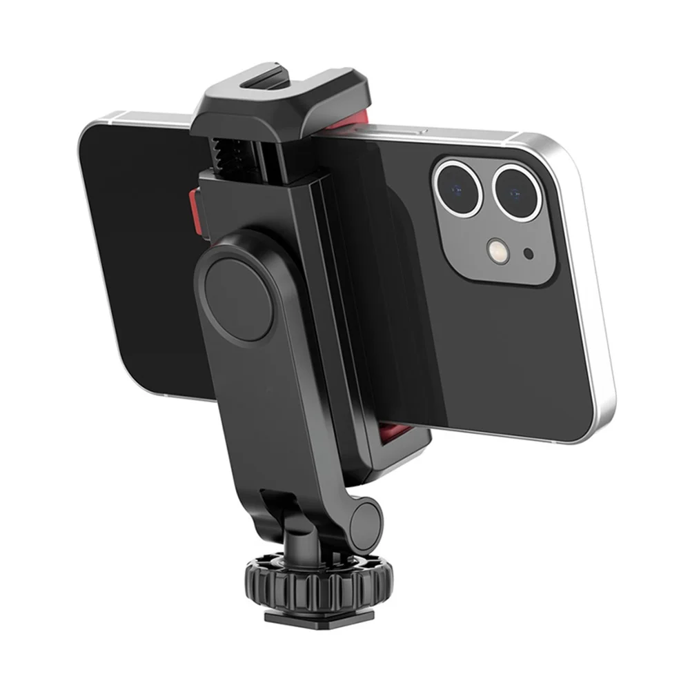 ST-06S Vertikale Aufnahme Telefon Halterung DSLR Kamera Monitor Halterung Stativ Halterung Klemme für Smartphone Vlog Schießen Image