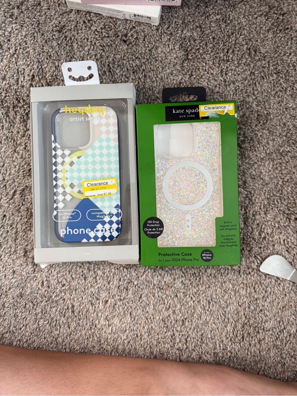 Kate Spade Cell Phones & Accessories | 2 Iphone 16 Pro Phone Cases (Kate Spade & Heyday) | Color: Pink/White | Size: Os