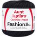 Aunt Lydia s Fashion Crochet Thread Size 3-Black
