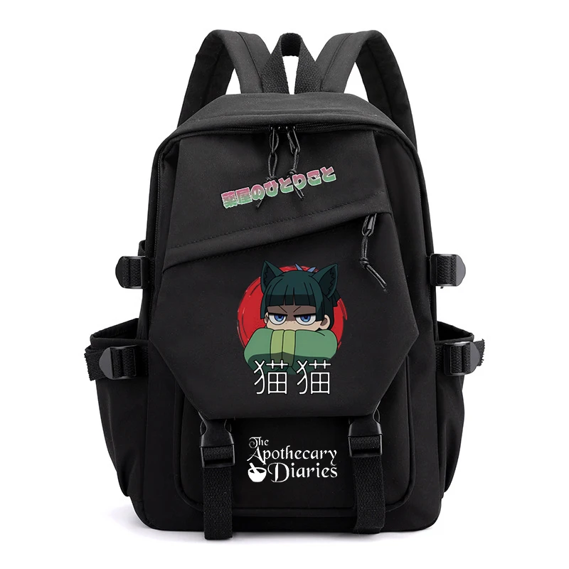 Sacs à dos Anime The Apothecary Diaries pour l'école, garçons et filles, grande capacité, sac à dos tendance pour étudiants, sac d'école dessin animé Maomao