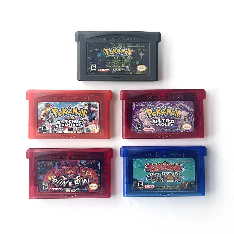 USA-Version Rom Hack Englisch Pokemon Lazarus Ultra Violet Run & Bun Unbound Spielmodul GBA Videospielkonsole für GBA Image