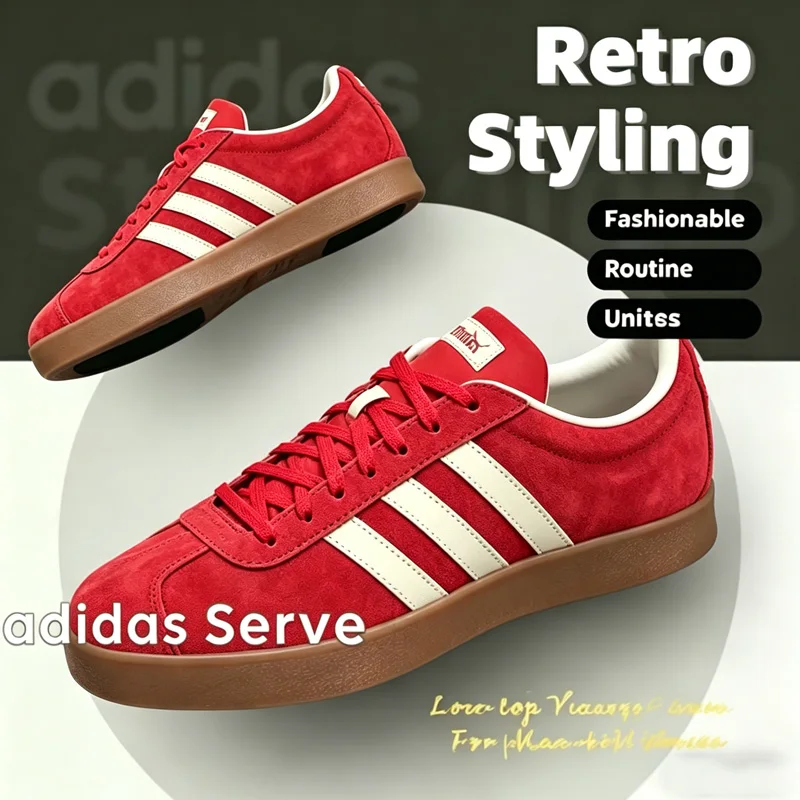 Adidas Samba Authentic VL COURT 2.0 Classic Sneakers Unisex-Laufschuhe Komfort Langlebige Traktion Outdoor-Freizeitschuhe KK3774 Image
