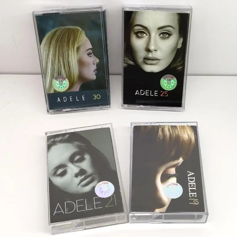 Pop Adele Adkins 30 Album Musikband 4 Stil Kassetten Cosplay Soundtracks Box Recorder Auto Walkman Tape Party Musikkollektion Image
