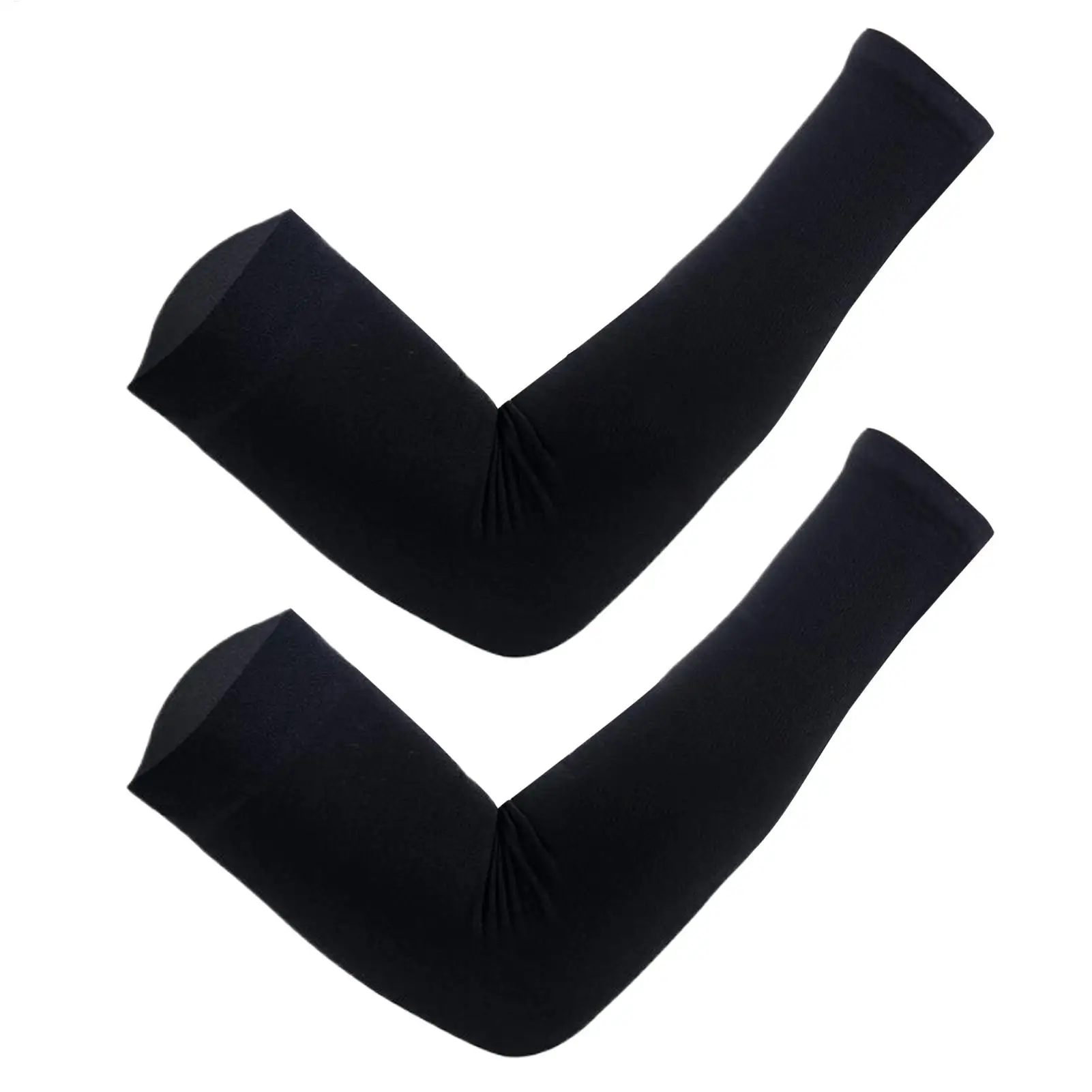 Atmungsaktive Kühlende UV-Armstulpen für Outdoor-Sportarten, 30 cm Länge, Unisex Sonnenschutz-Handabdeckung, Elastische Anti-UV-Armstulpen Image