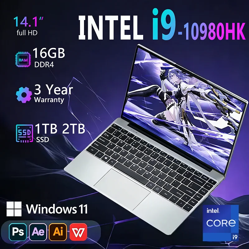 Portable Intel Core i9 10980HK 14.1