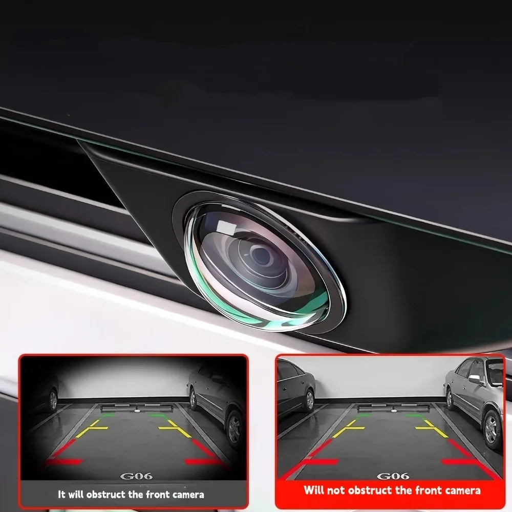 Transparente Schutzabdeckung für Autokameras, Universeller Frontkamera-Schutz 360° ° Allround-Objektivschutz PC-Objektivschutzabdeckungs-Set Image