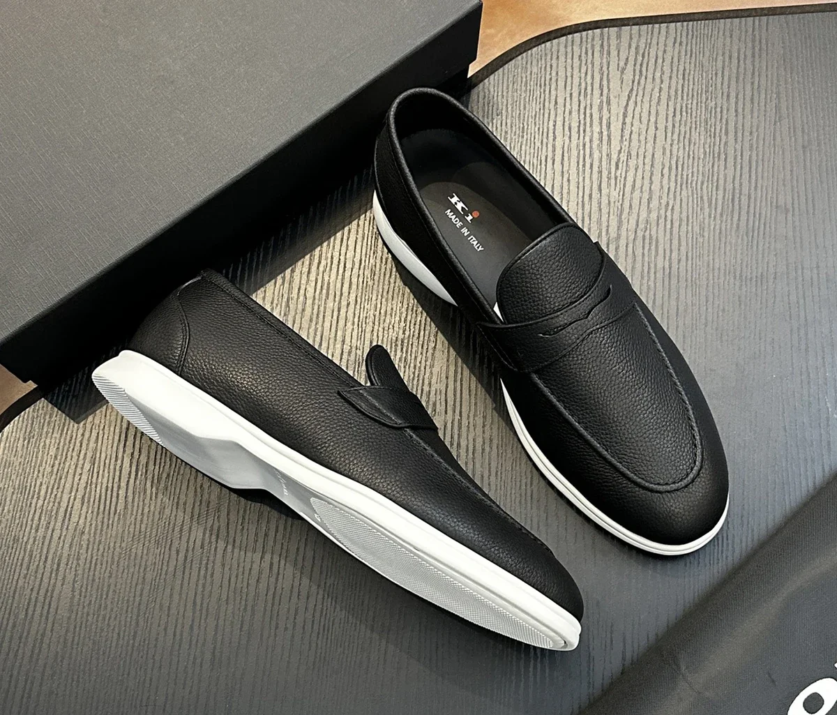 OECHSLI Schuhe aus Rindsleder und Wildleder, 2025, neu im Freien, bequeme Qualität, Krawattenseil, Komfort, Herren, europäisch, große Größe 38–47