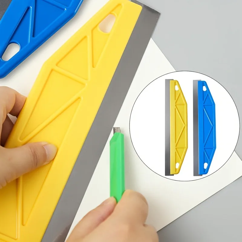 12-Zoll Hochleistungs-Gelb-Farbschutzkantenroller mit ergonomischem Griff & randfestem Kunststoff-/Metall-Wandmalwerkzeug für Präzision Image