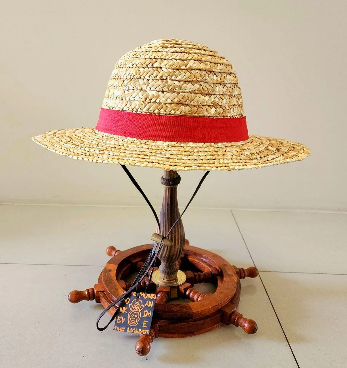 One Piece Luffy Strohhut im gleichen Stil, Größe 31/35, Cosplay-Hut, Anime-Cosplay-Requisiten, 2026 Neue Bühnen-Performance-Accessoires