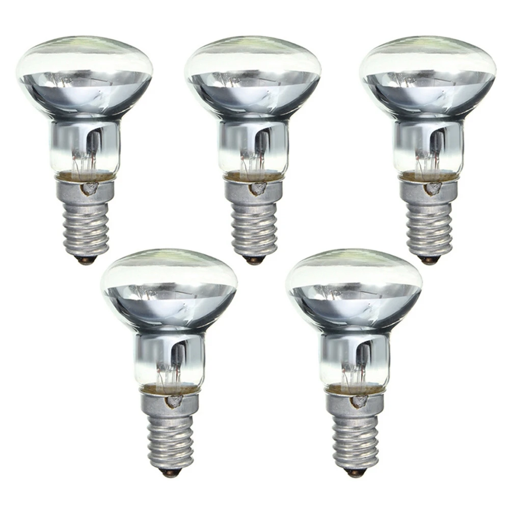 Ersatz-Lava-Lampe E14 R39 30 W, Strahler zum Einschrauben, Glühbirne, klarer Reflektor, Spot-Glühbirnen, Lava-Glühlampe, 5 Stück