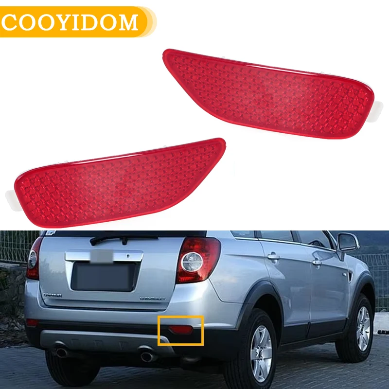 Auto Paraurti Posteriore Della Lampada Della Nebbia Freno di Coda Riflettore Lampada Per Chevrolet Captiva 2008 2009 2010 2011 2012 2013-2015 Paraurti Posteriore Trim