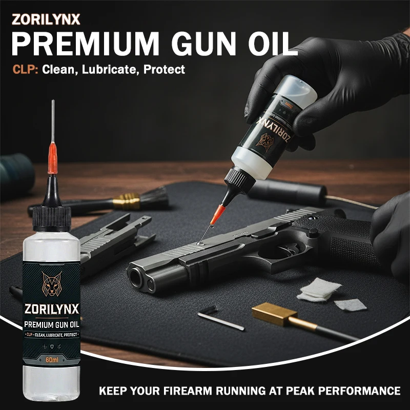 Premium Waffenöl zur Reibungsreduzierung und für Reibungslosigkeit Zuverlässige Leistung unter Extrembedingungen 100ml SIKEZHAN Image