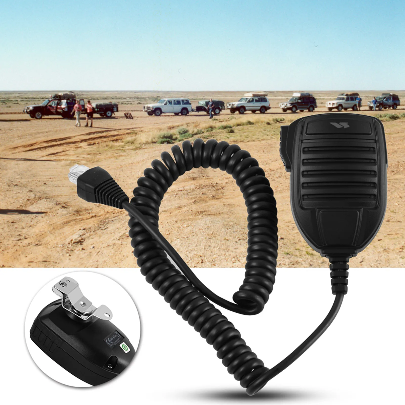 MH‑67A8J Mobiles Mikrofon für Yaesu/ Radio VX2500 VX2508 VX2208 VX2108 8-poliges Handmikrofon Image