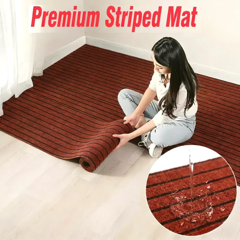Multifunctional carpet kitchen bedroom home decoration adhesive room decoration bathroom carpet solid color carpet living room