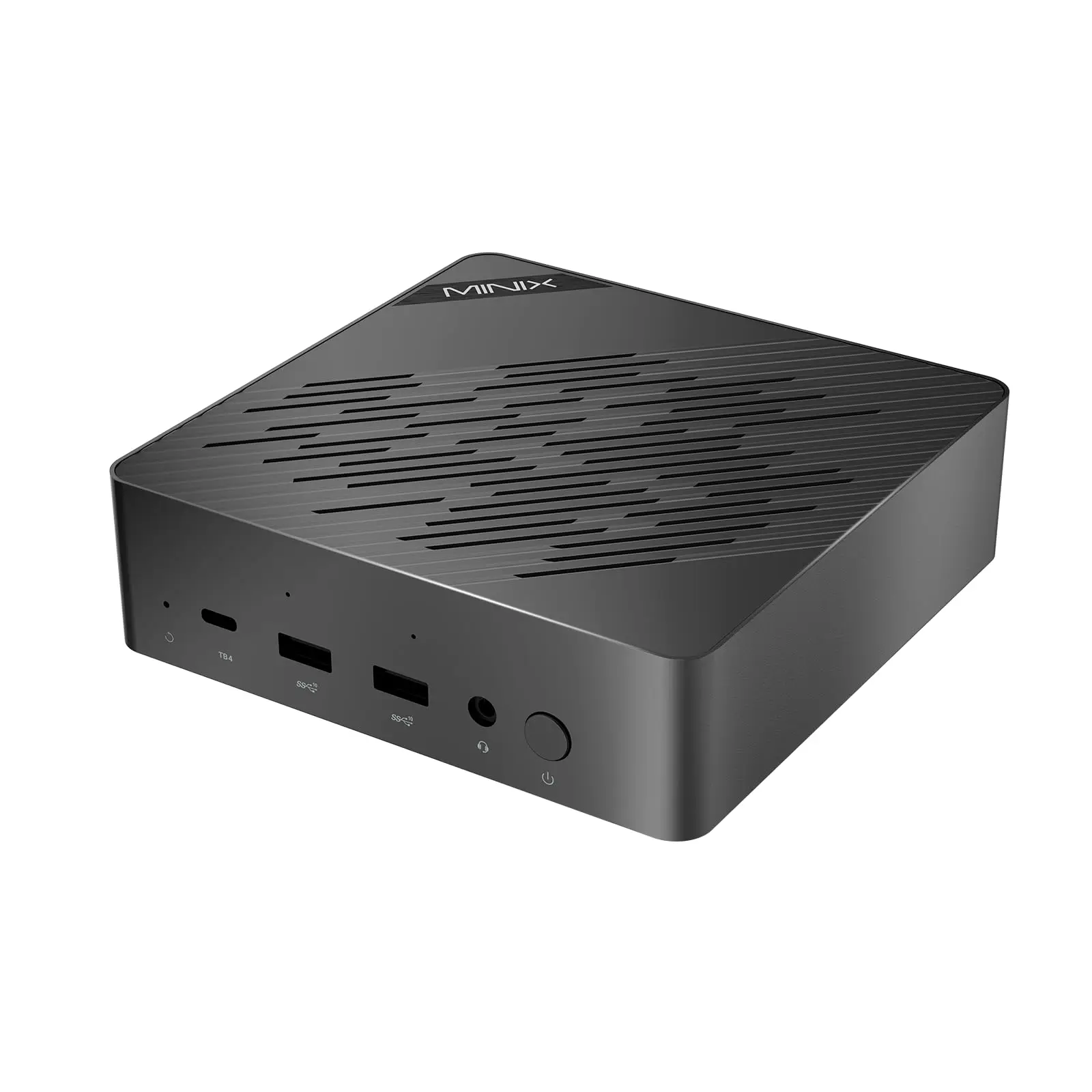 MINIX EU715-AI Mini PC, Intel Core Ultra 7 155H 32GB DDR5 1TB PCIe 4 SSD Mini Desktop Computer/AI Boost/8K/Dual 2.5G/WiFi 6E/Quad Display Windows 11 Pro mini Computers for Gaming Business Office