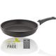 Berndes 031115 Vario Click Induction Cast-Aluminium Frying Pan Non-Stick with Detachable Handle 24 cm , Black