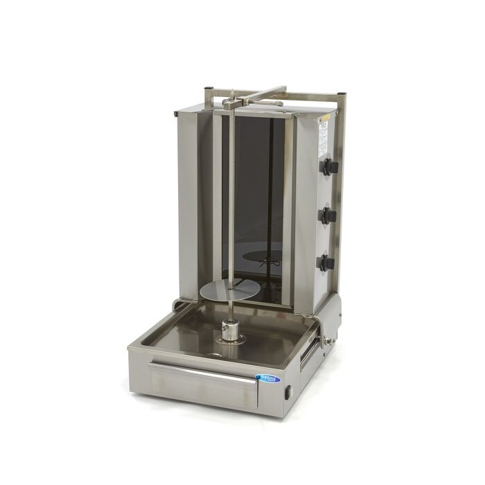 Maxima Kebab Grill - 3 Brenner - 40 kg Fleisch - elektrisch Image