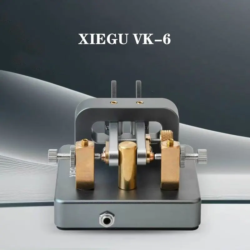 Xiegu VK-6 Electric Bond Kurzwelle CW Automatikschlüssel Radio Handschlüssel Kurzwellenradiosender Morseschlüssel Image