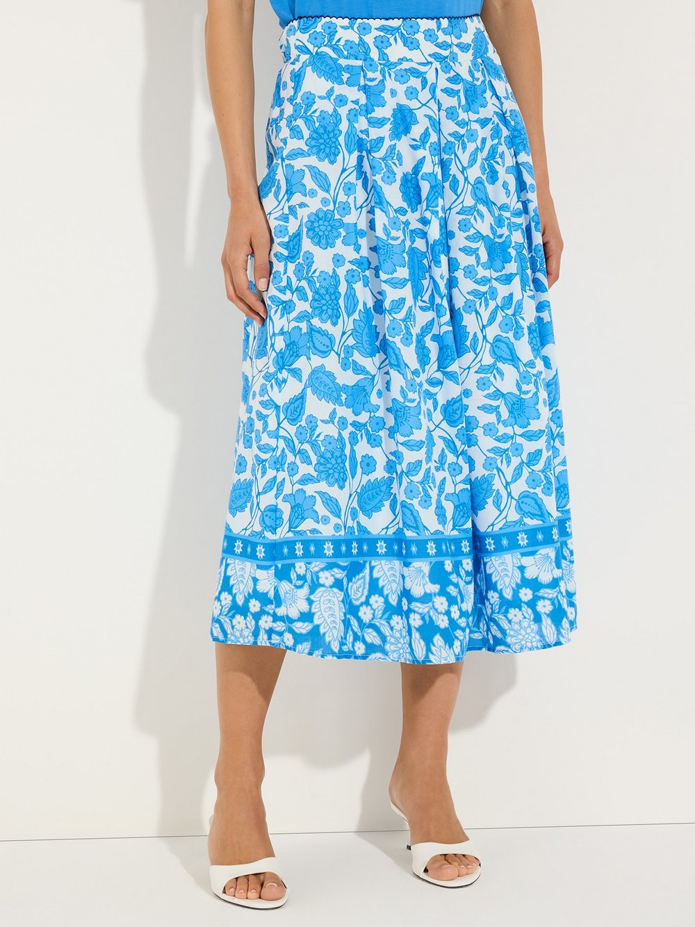 More & More Maxirock Damen blau, 40