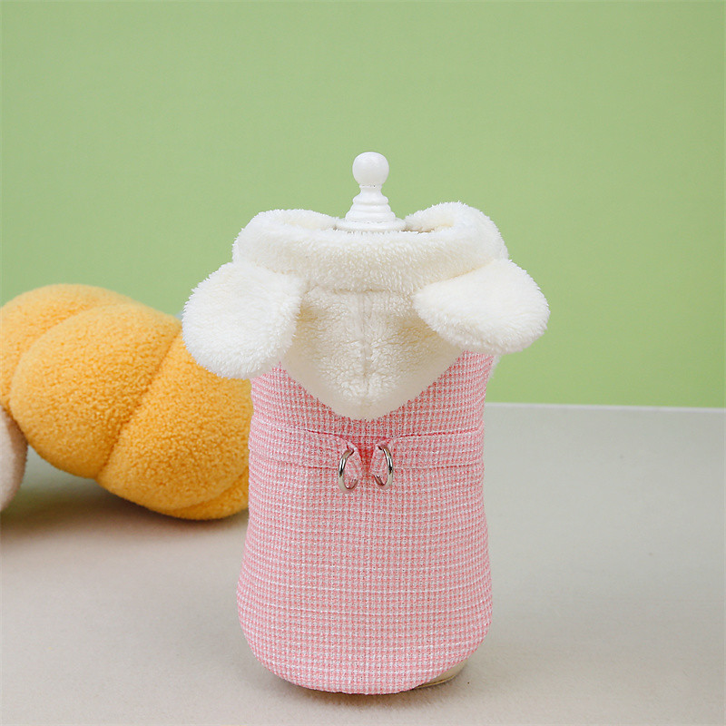 Dog Cat Coat Jacket Elegant Cute Winter Breathable Soft Washable Comfortable Thick Dailywear Vacation Casual Daily Weekend Walking Dog Clothing for Cat Dog Husky Labrador Alaskan Malamute