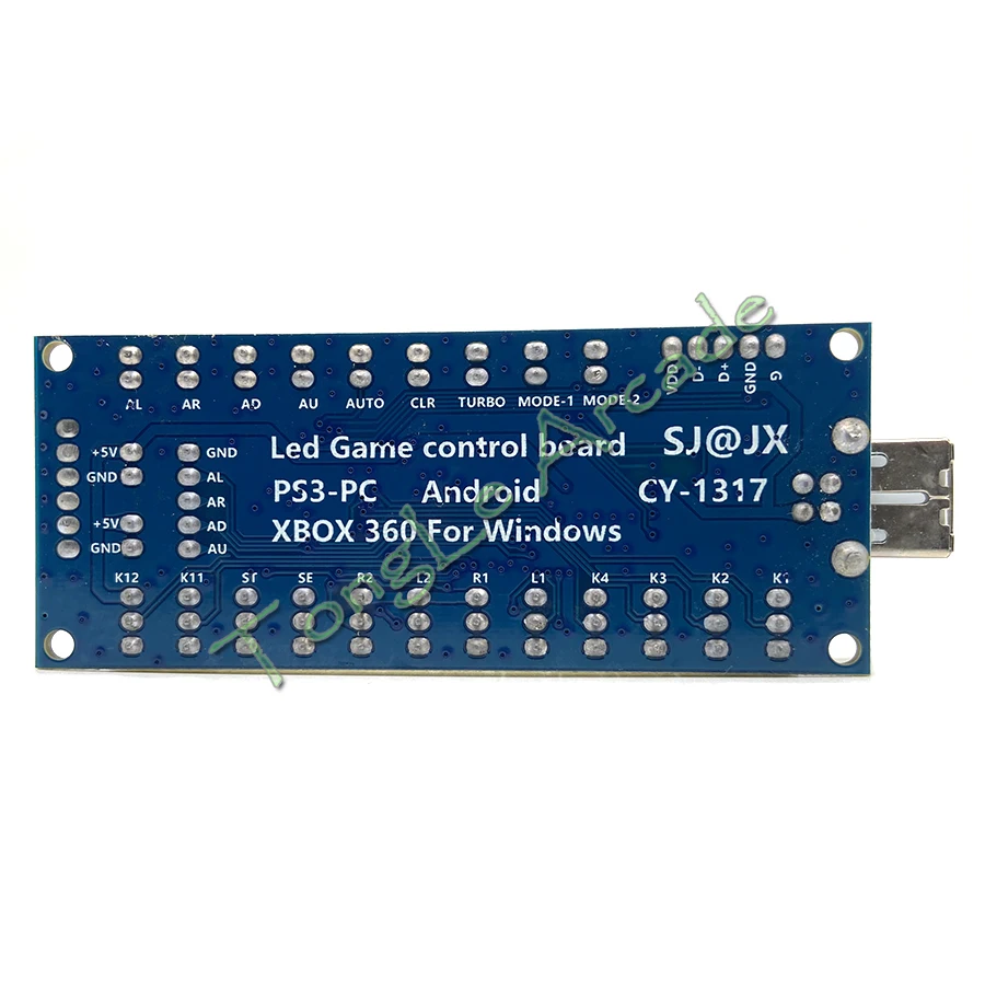 CY-1317 Zero Delay Arcade Usb Encoder, Arcade Controller for PS3/PS2/PC/Xbox 360 for Windows Android Game Control Board Usb Pc