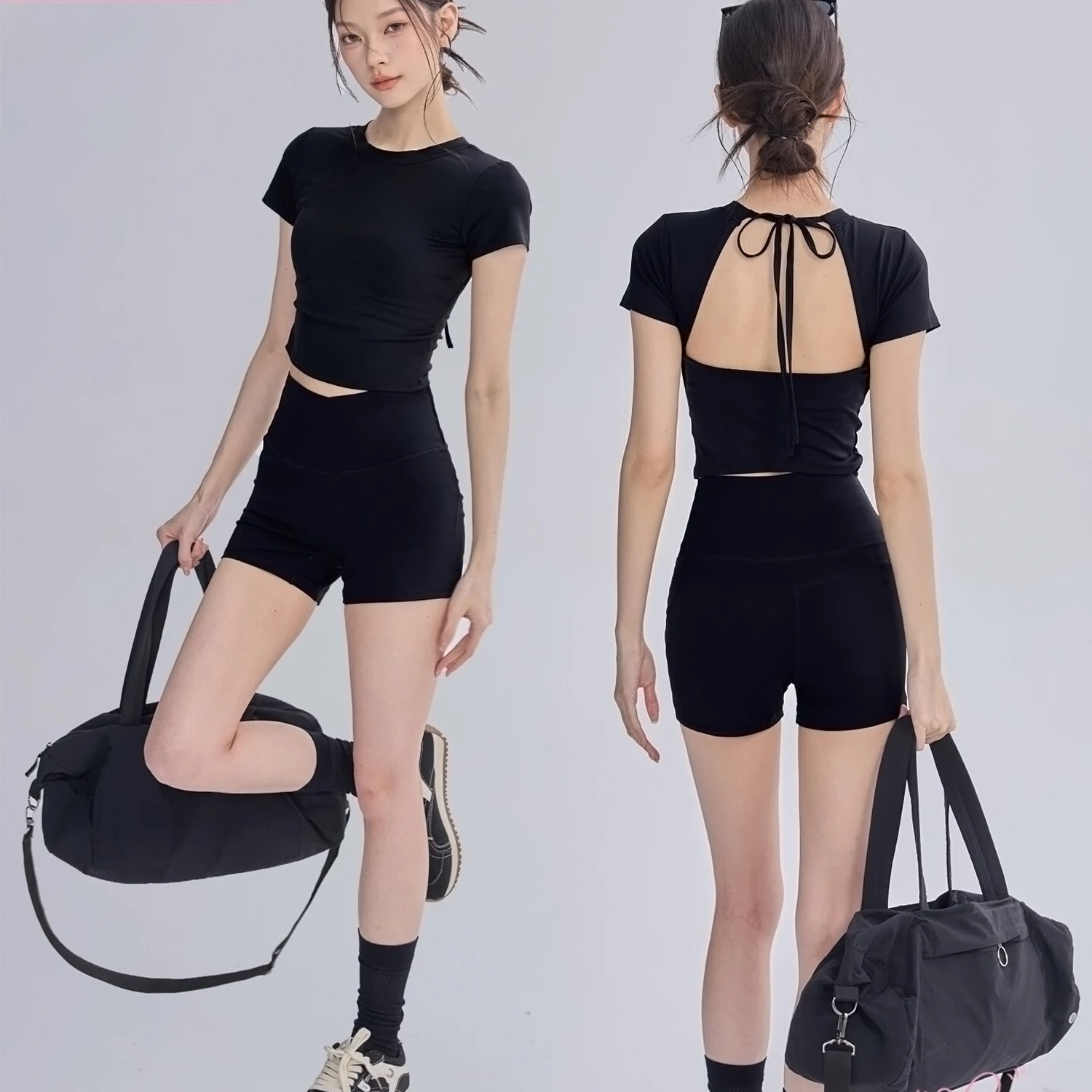 Women's Padded Long Sleeve Yoga Shirt Beauty Back Gym Blouse Pilates Beauty Back Gym Sports Top Fitness Running Workout T-Shirt