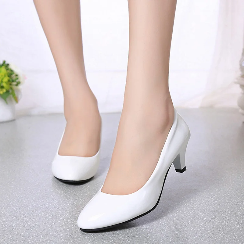 Weibliche Pumps Nude Flach Mund Frauen Schuhe Mode Büro Arbeiten Hochzeit Party Schuhe Damen Niedrigen Ferse Schuhe Frau Herbst