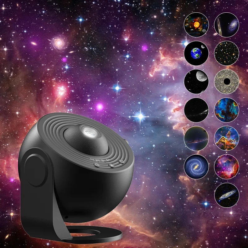 Nachtlicht Galaxie-Projektor Sternenhimmel-Projektor Rotierende Planetariumslampe Nachtlampe für Raumdekoration und Urlaubsgeschenke