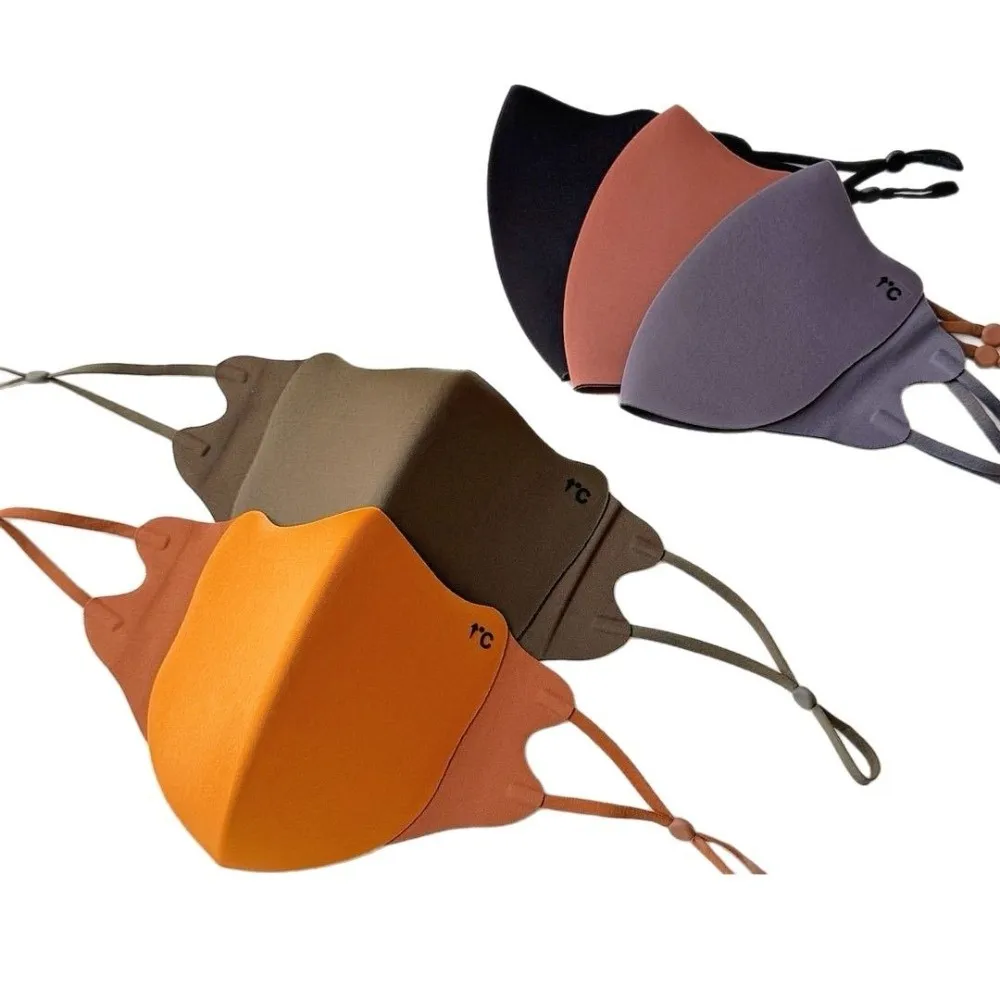 Neue atmungsaktive warme Maske, waschbar, spurloser Gesichtsschleier, staubdicht, verstellbar, Gesichts-Gini, Outdoor, Skifahren, Radfahren Image