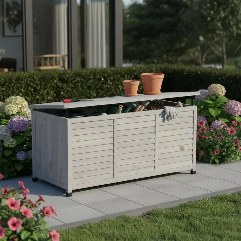 Abri de jardin/chalet 127 x 56 x 60 cm ​ ​ Abri de jardin / remise. Construit en bois robuste, idéal pour ranger les outils agricoles dans une cour ou un jardin, ou utilisé comme abri de stockage