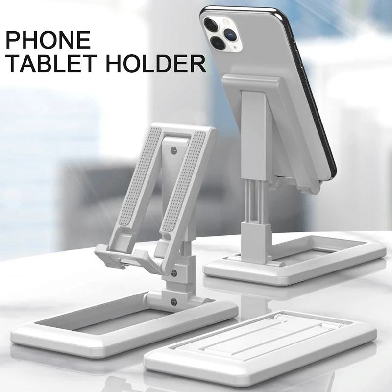 Schreibtisch-Handyhalter, verstellbarer Desktop-Smartphone-Ständer, Tablet-Halterung, universeller Handy-Ständer für iPhone, Huawei, Xiaomi Image