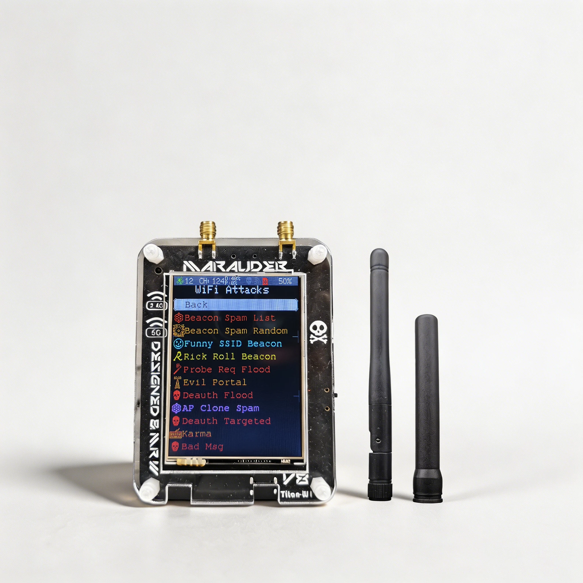 ESP32-C5 Predator ESP32 Marauder V8 2,8 Zoll Touch-Display Dual-Band WLAN Bluetooth GPS Unterstützt 2,4G & 5G Signal Drahtloses Werkzeug Image