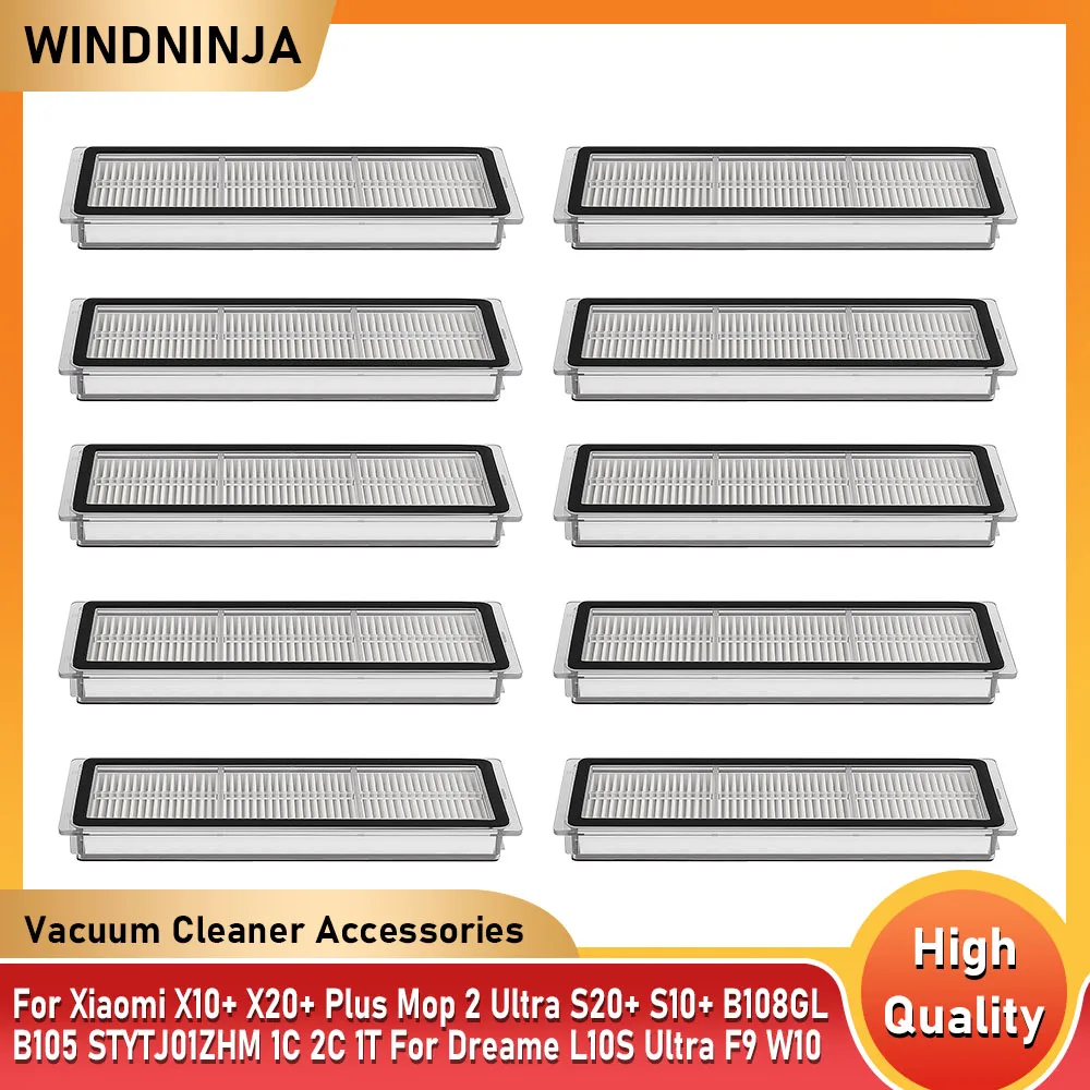 HEPA-Filter für Xiaomi X10+ X20+ Plus S20+ B108GL B105 Mop 2 Ultra STYTJ01ZHM 1C 2C 1T Staubsauger für Dreame L10S Ultra F9 W10 Image
