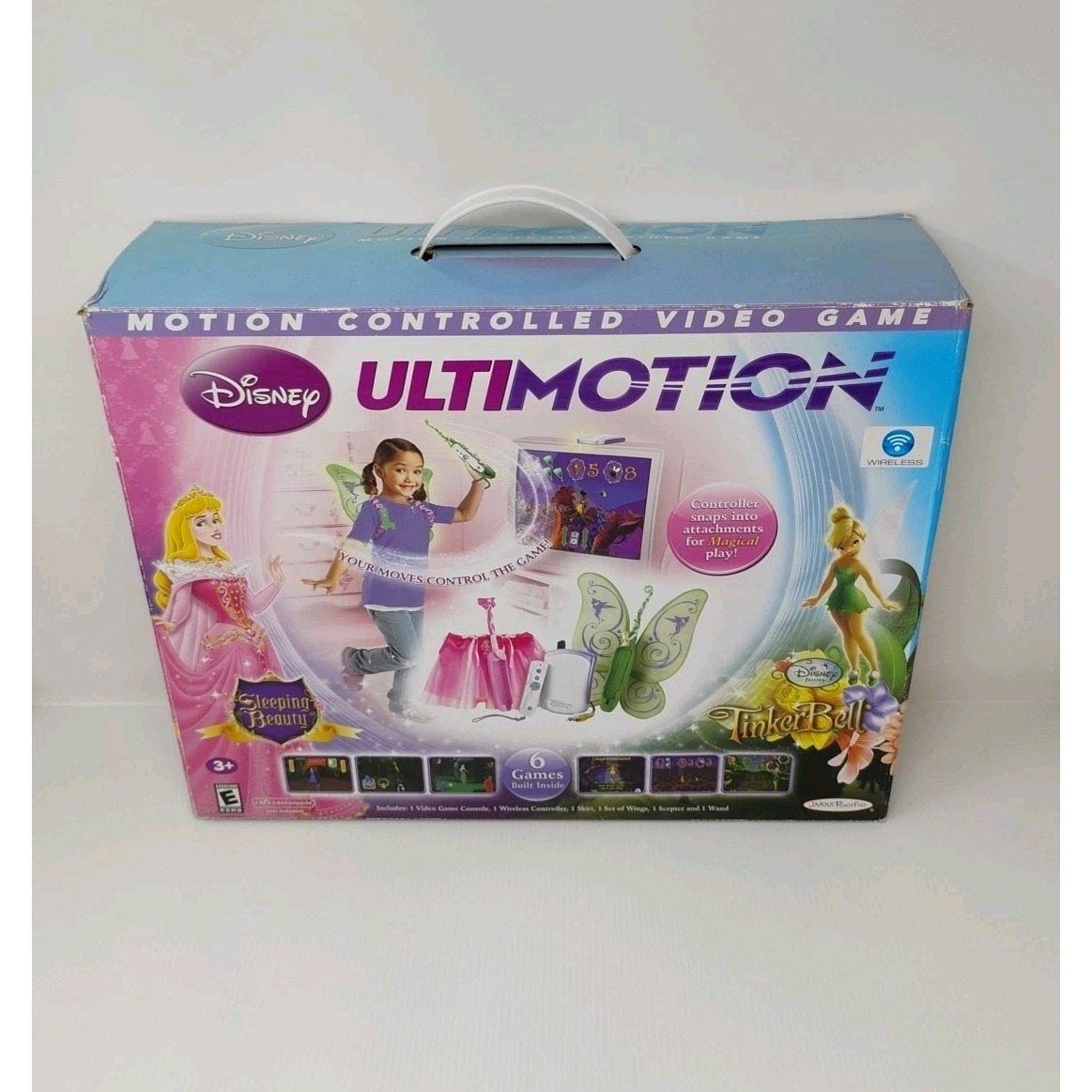 Disney Video Games & Consoles | Disney Ultimotion Video Game Sleeping Beauty Tinkerbell Open Box Sealed Contents | Color: Red | Size: Os
