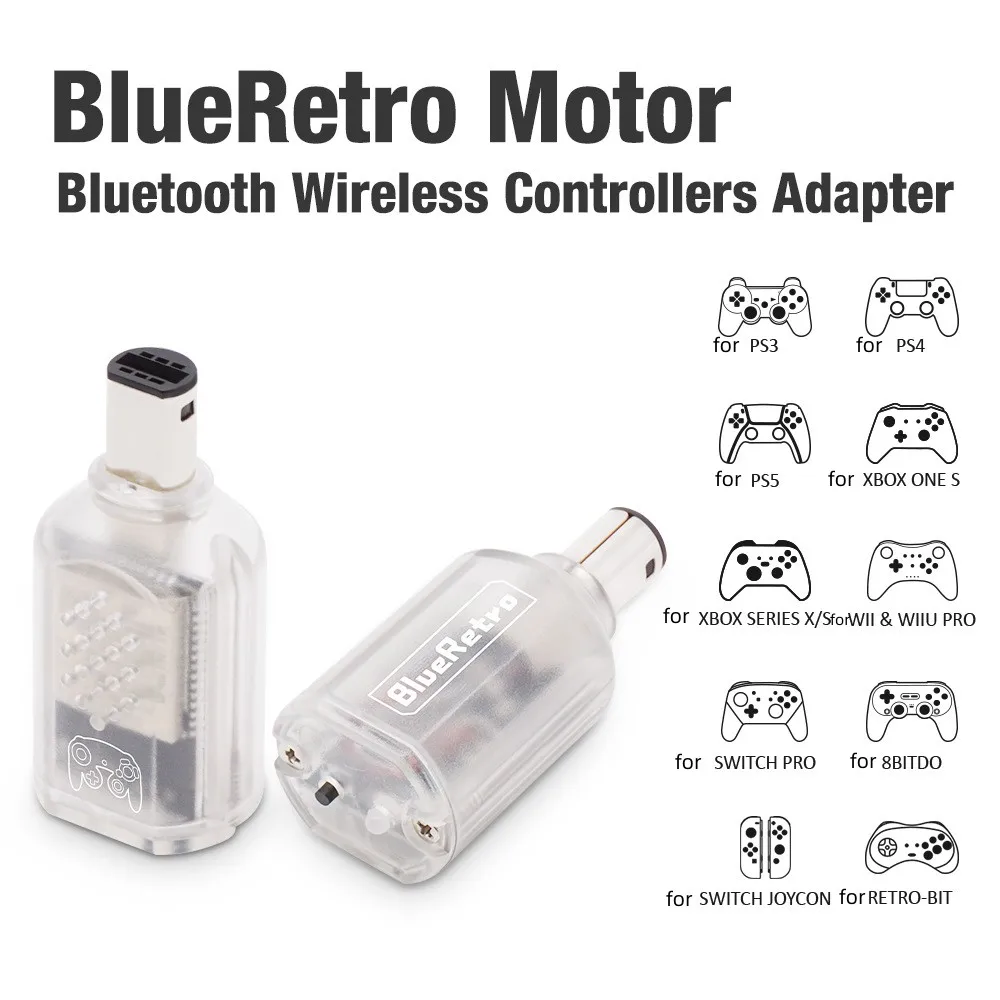 Tragbarer BlueRetro Wireless-Controller-Adapter für NGC GameCube-Konsole zu PS3 PS4 PS5 Switch Pro Gamesir T4 Pro Controller Image