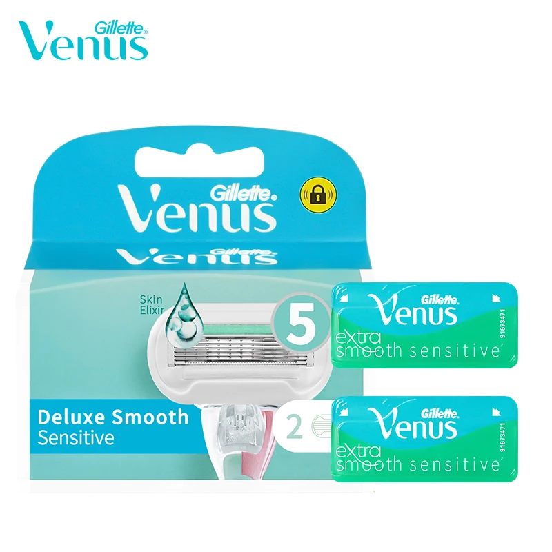 Gillette Venus Rasierklingen Damen-Haarentferner ComfortGlide Rasierkopf mit Gleitseife Epilierer für Bikinizone Körper Achseln Rasur Image
