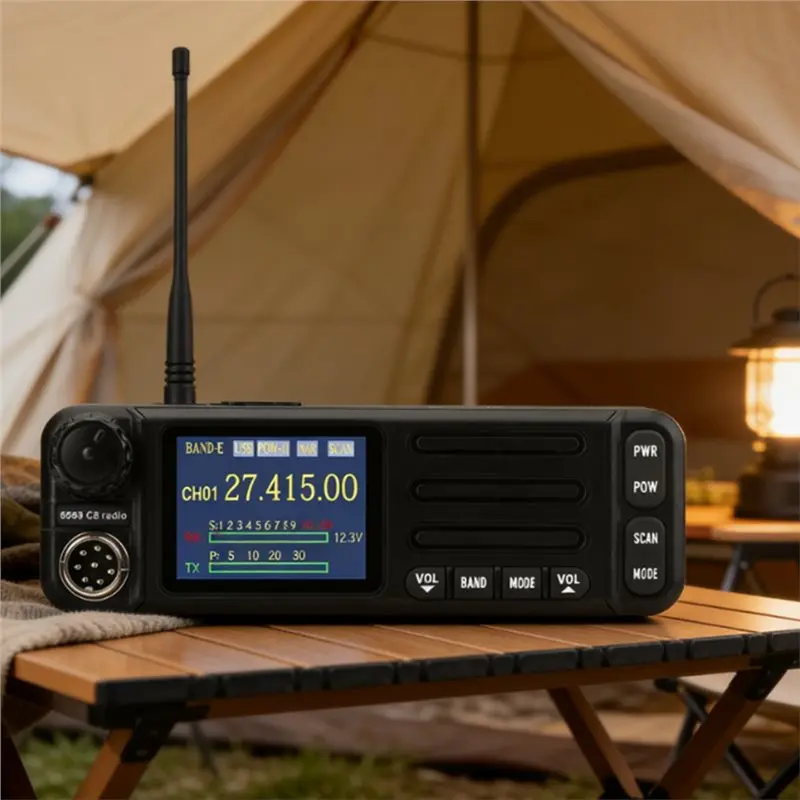 N82R für Hamgeek 6699-CB Mobilfunkgerät 1-30 MHz/21-30 MHz, unterstützt FM/AM, CW/SSB-Modi, inklusive Mikrofon Image