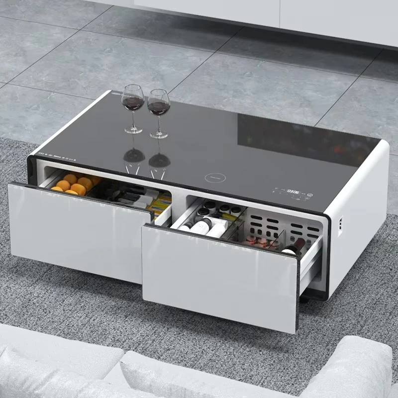 Primst multifonctionnel luxe petit réfrigérateur côté moderne chevet Table basse intelligente refroidisseur de vin réfrigérateur