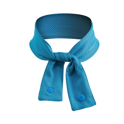 Wiederverwendbarer Kühlschal, Eisschal mit natürlich kühlendem Gefühl, Schweißabwischtuch, Kühlgürtel für Outdoor-Aktivitäten, Sportkopftuch, kühlendes Kalthandtuch, Bandana zum Laufen und Radfahren Image