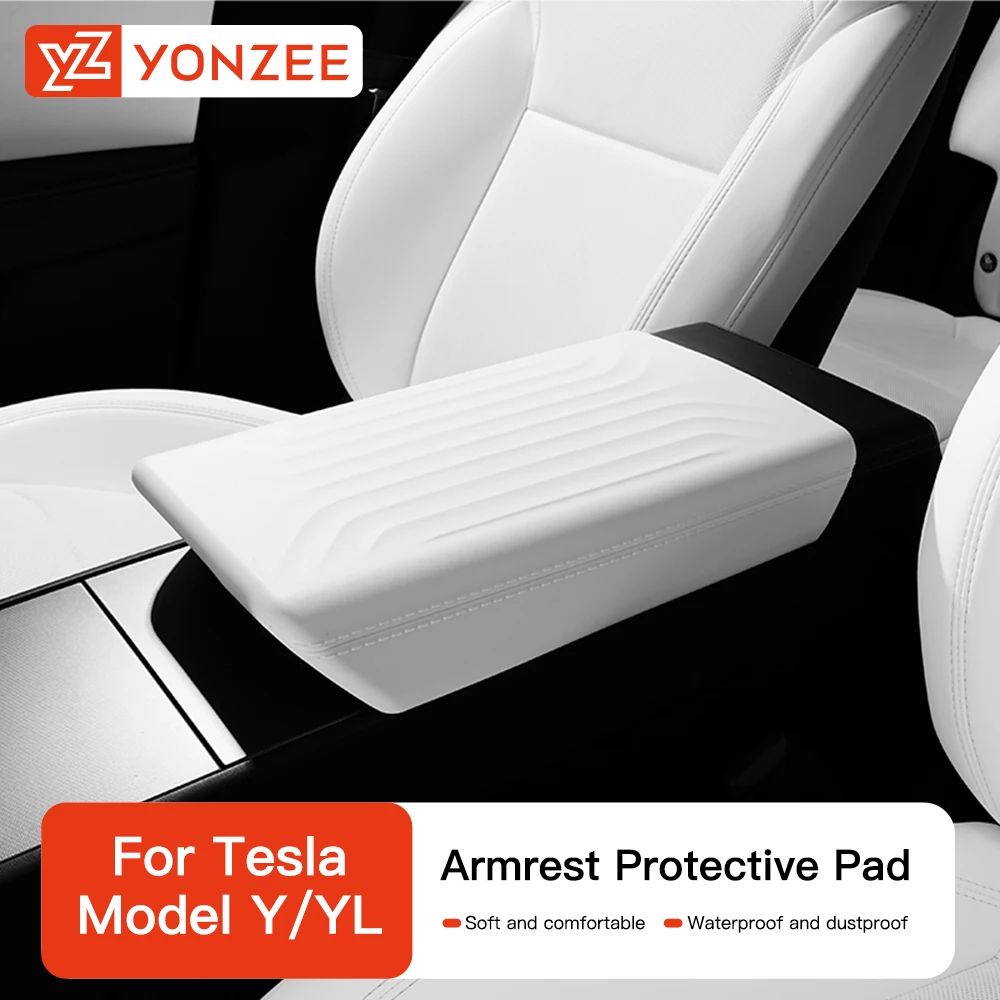 Tesla Model Y And Model 3 Armrest Cover Pad 1