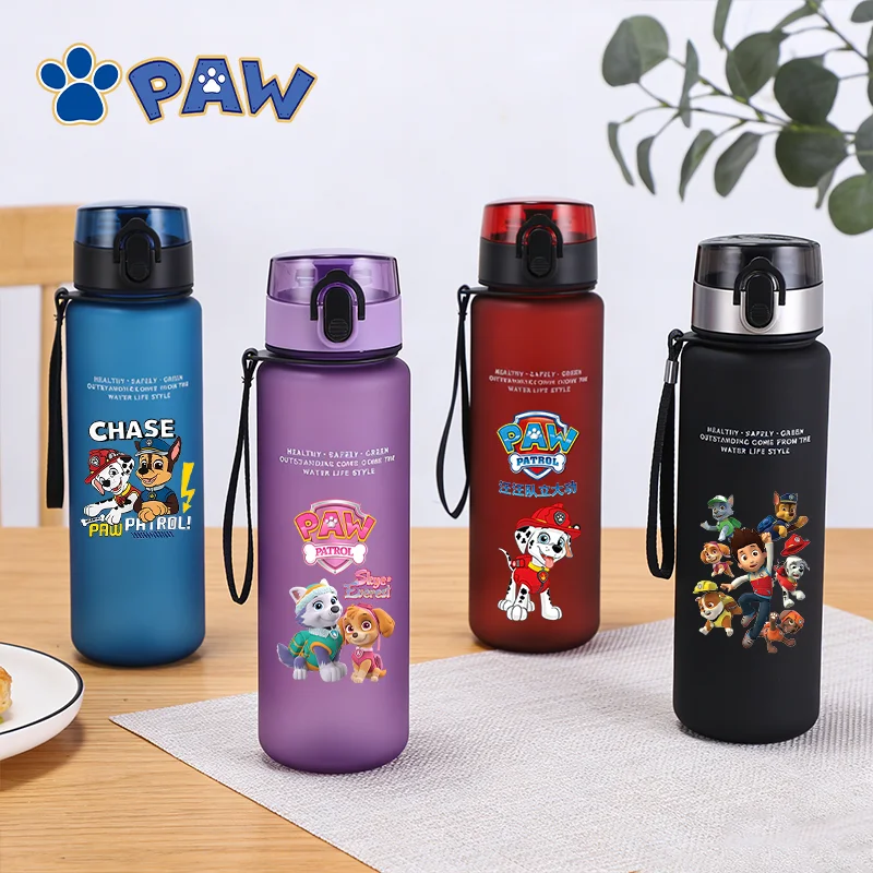 650ML PAW Patrol Jungen-Trinkflasche Cartoon Anime Auslaufsichere Sportflaschen Mädchen Outdoor Tragbare Trinkbecher Saftbecher Geschenke Image