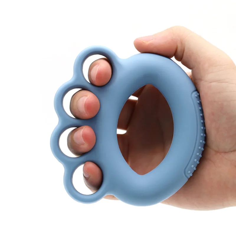 Silikon verstellbarer Handgriff Fingertrainer Übung Karpalexpander Muskeltraining Gym Fitnes Stärkungsmittel Image
