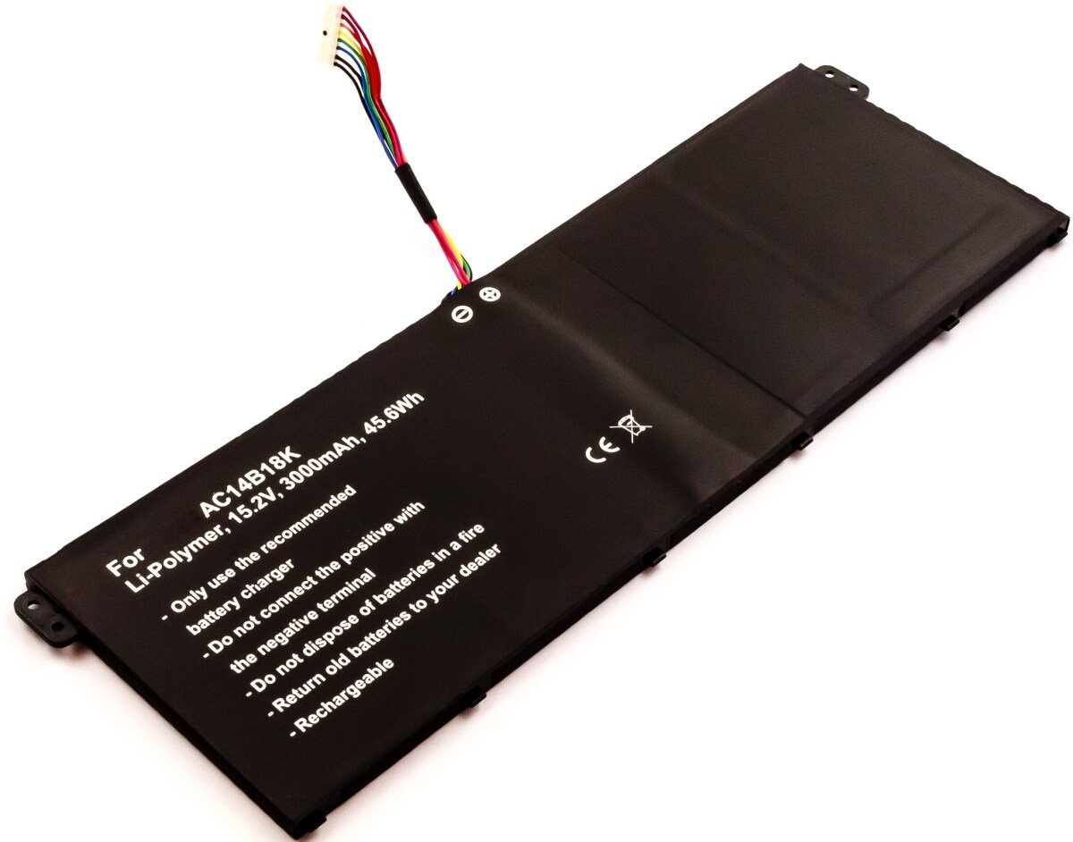 AGI Akku für Acer Aspire 7 (A715-71G-51KX) Li-Pol 15,2 Volt 3000 mAh schwarz Image