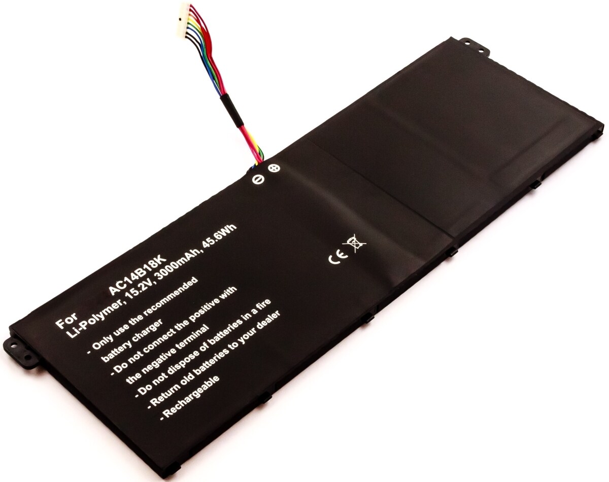 AGI Akku für Acer Aspire V3-371-34N3 Li-Pol 15,2 Volt 3000 mAh schwarz Image