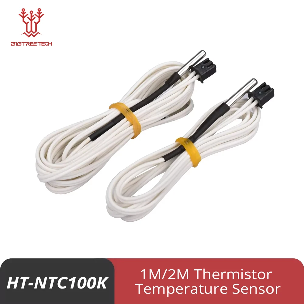 1 M/2 M HT-NTC100K Thermistor Temperatur Sensor Für Hohe Temperatur Filament 350 Grad Hotend Kit B3950 Für 3D Drucker Teile Image