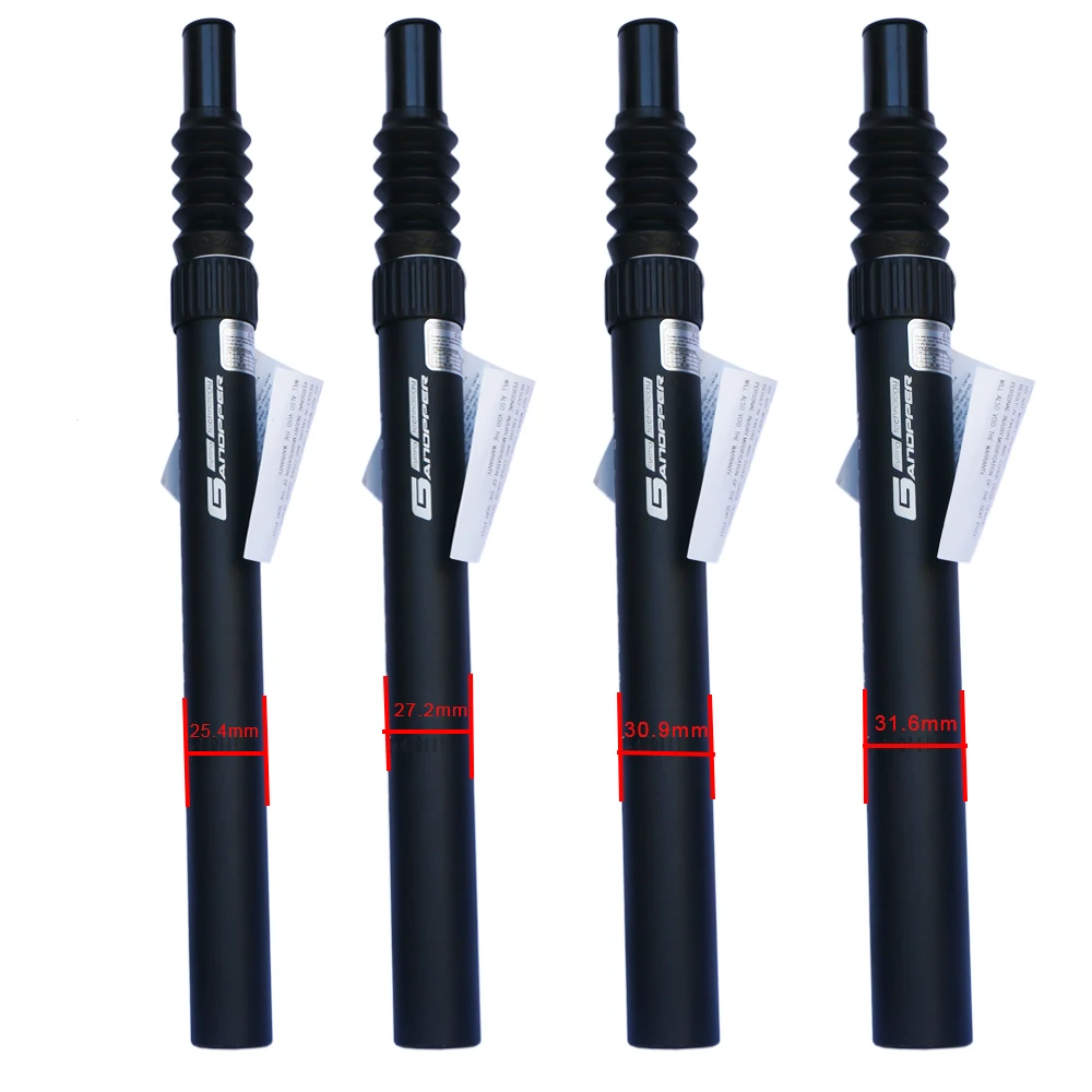 Ganopper MTB Fahrrad Dämpfung Federung Sattelstütze 25.4/27.2/28.6/30.4/30.9/31,6mm x350 Fahrrad Sattelstütze Stoßdämpfer Rohr Rückschlag Image