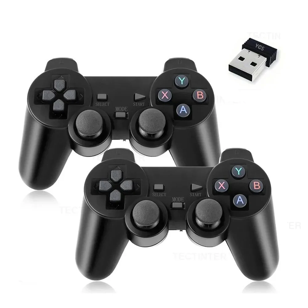 Manette de jeu sans fil 2,4 GHz pour PC/Android TV - Contrôleur de jeu compatible avec les consoles de jeux vidéo M8, GD10 et X2